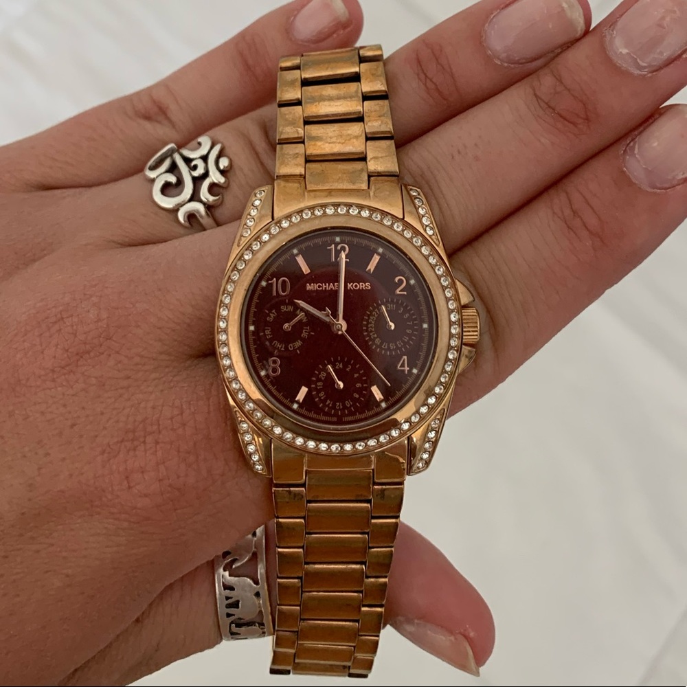 Michael khors rose gold watch